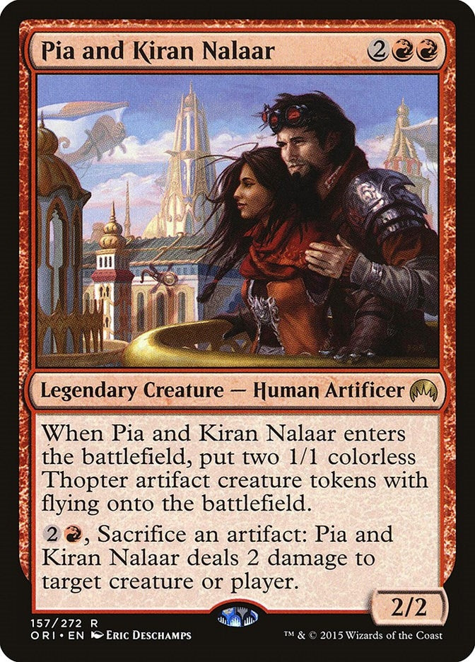 Image for Pia and Kiran Nalaar (157) [Magic Origins] - Magic: The Gathering