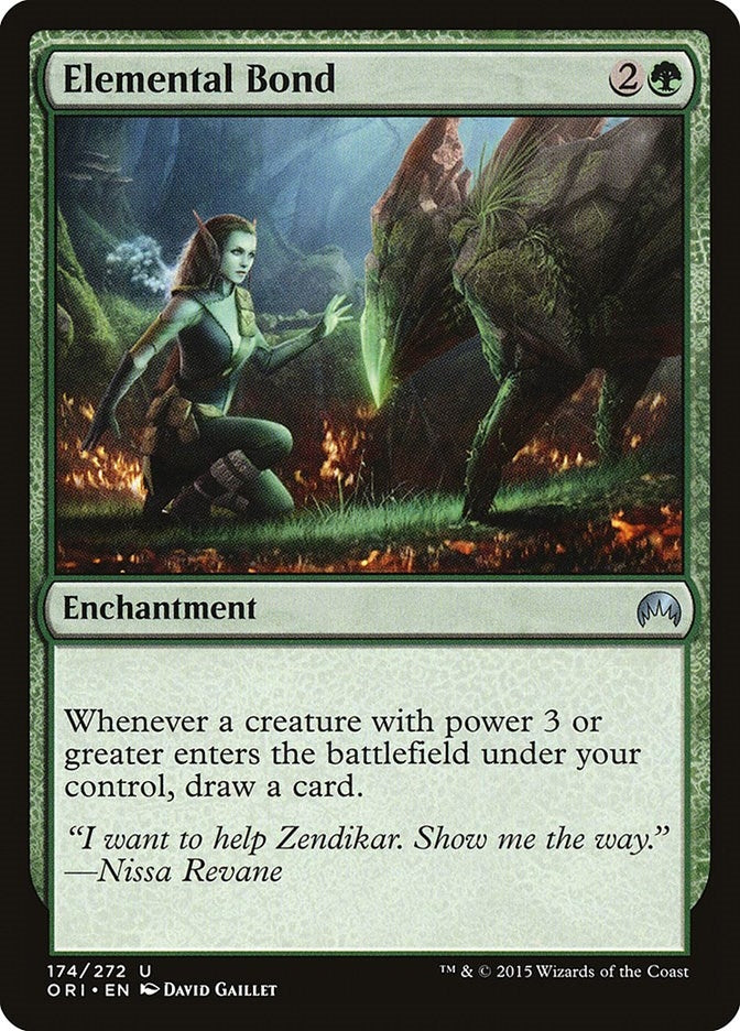 Image for Elemental Bond (174) [Magic Origins] - Magic: The Gathering