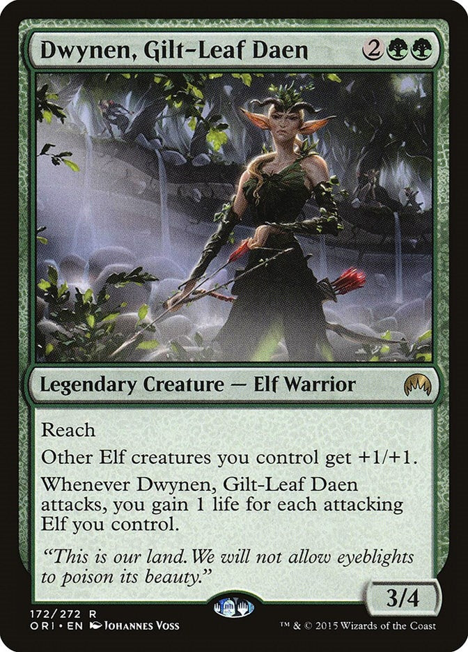 Image for Dwynen, Gilt-Leaf Daen (172) [Magic Origins] - Magic: The Gathering