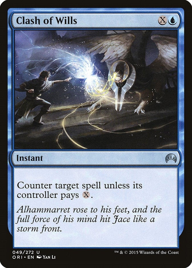 Image for Clash of Wills (49) [Magic Origins] - Magic: The Gathering