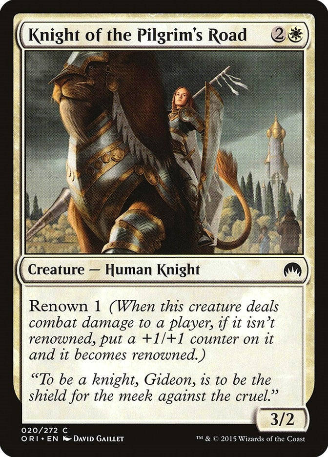 Image for Knight of the Pilgrim's Road (20) [Magic Origins] - Magic: The Gathering