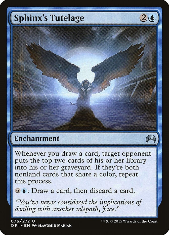 Image for Sphinx's Tutelage (76) [Magic Origins] - Magic: The Gathering