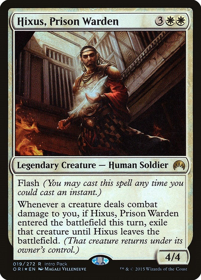 Image for Hixus, Prison Warden (19) [Unique and Miscellaneous Promos] - Magic: The Gathering