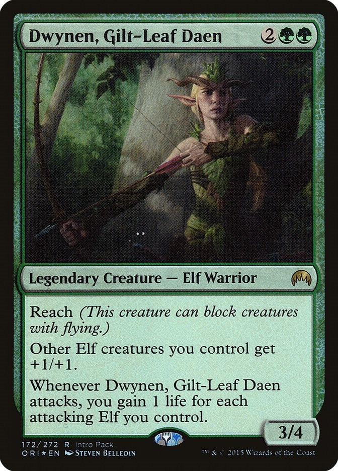 Image for Dwynen, Gilt-Leaf Daen (172) [Unique and Miscellaneous Promos] - Magic: The Gathering