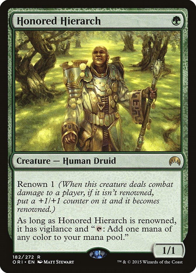 Image for Honored Hierarch (182) [Magic Origins] - Magic: The Gathering