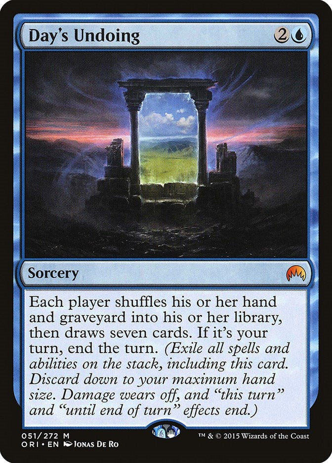 Image for Day's Undoing (51) [Magic Origins] - Magic: The Gathering