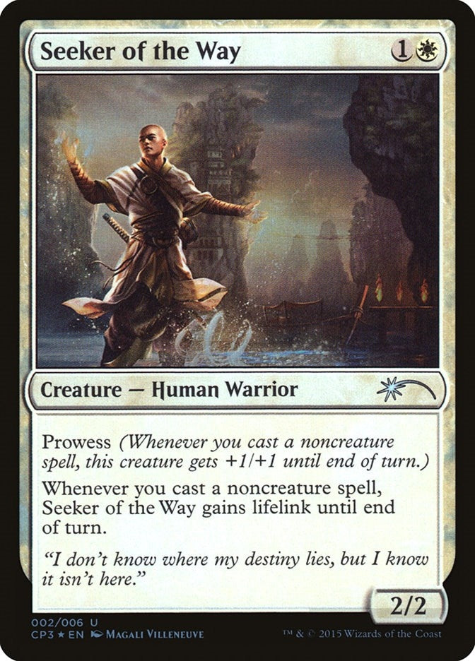 Image for Seeker of the Way (2) [Unique and Miscellaneous Promos] - Magic: The Gathering