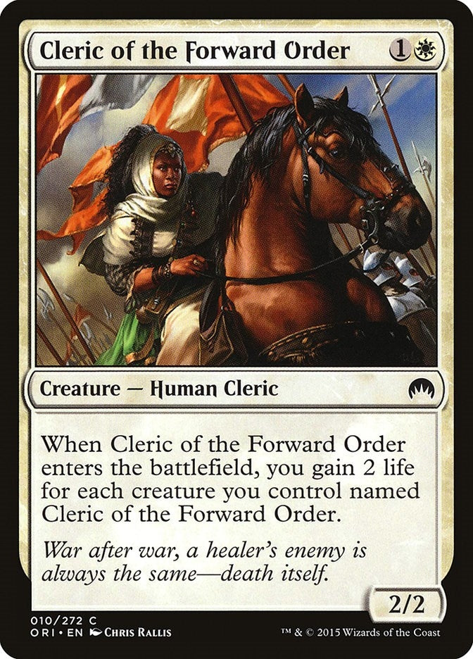 Image for Cleric of the Forward Order (10) [Magic Origins] - Magic: The Gathering