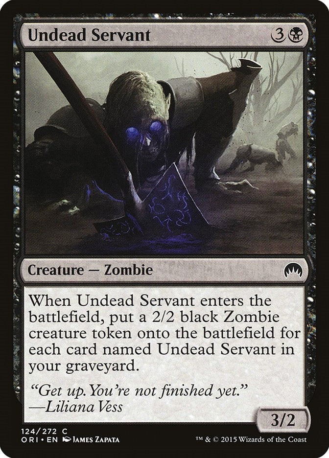 Image for Undead Servant (124) [Magic Origins] - Magic: The Gathering