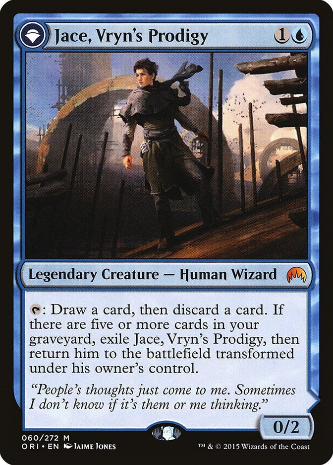 Image for Jace, Vryn's Prodigy (60) [Magic Origins] - Magic: The Gathering