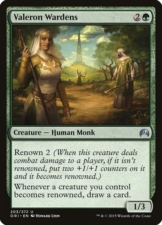 Image for Valeron Wardens (203) [Magic Origins] - Magic: The Gathering