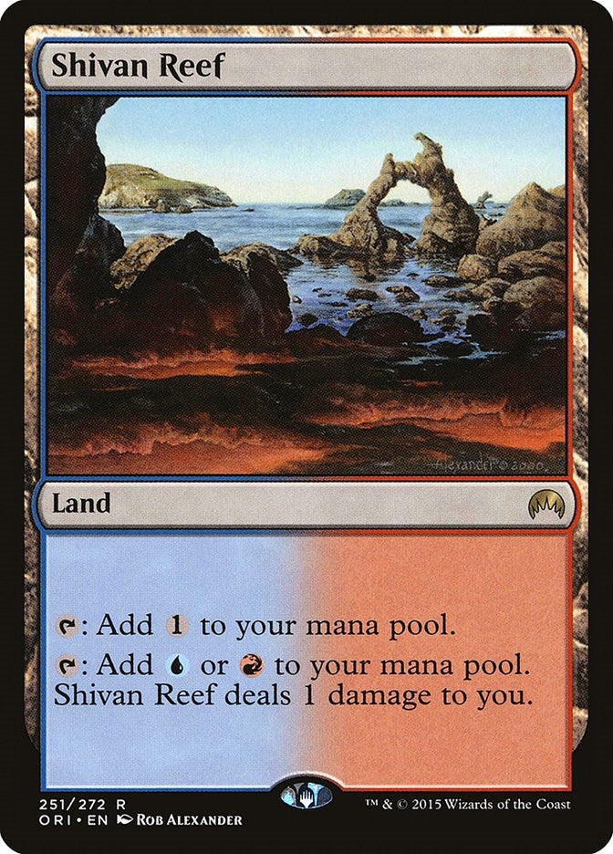 Image for Shivan Reef (251) [Magic Origins] - Magic: The Gathering