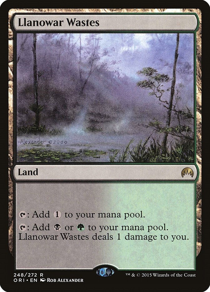 Image for Llanowar Wastes (248) [Magic Origins] - Magic: The Gathering
