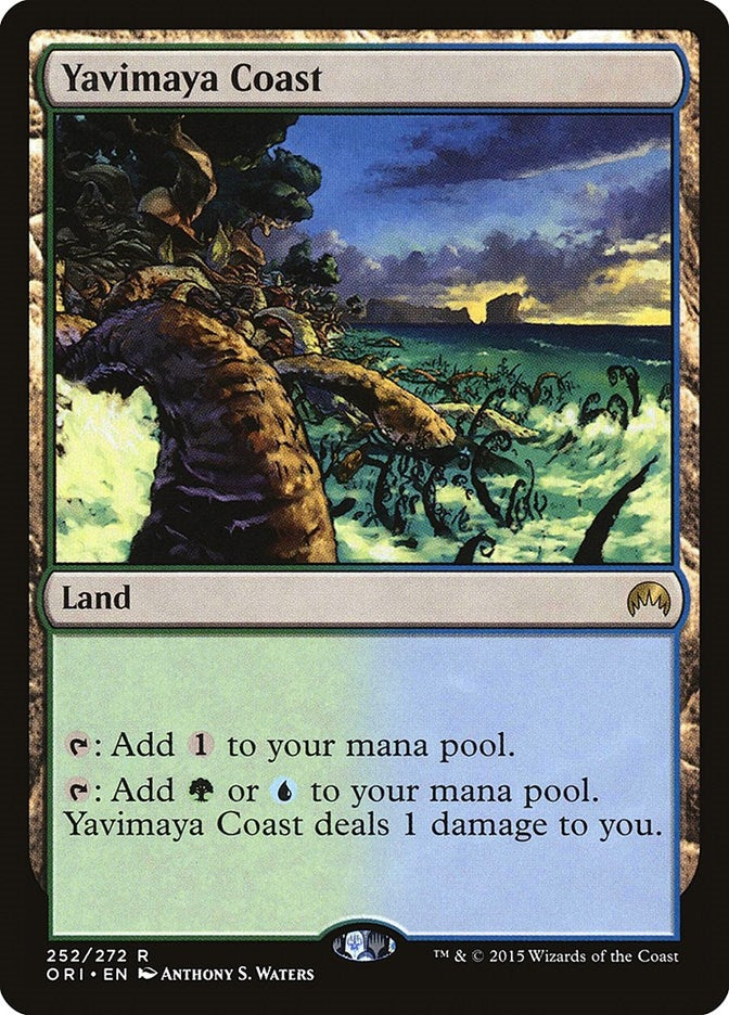 Image for Yavimaya Coast (252) [Magic Origins] - Magic: The Gathering