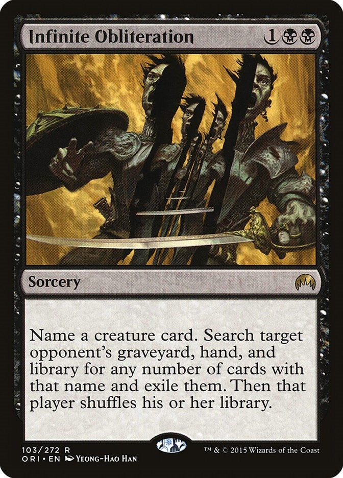 Image for Infinite Obliteration (103) [Magic Origins] - Magic: The Gathering