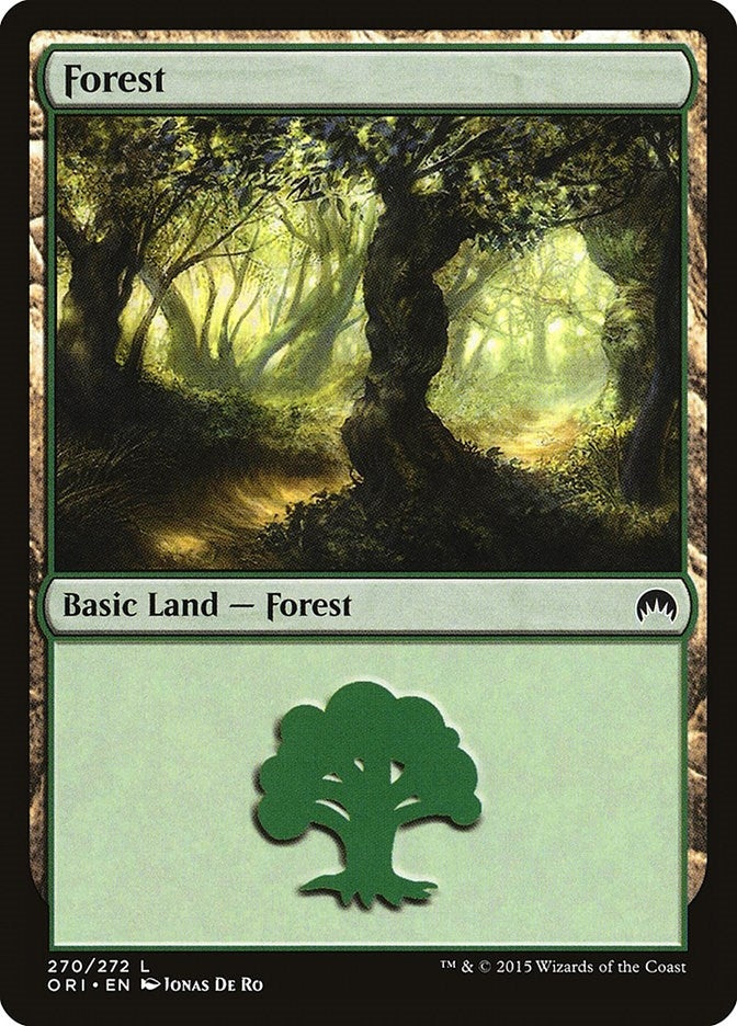 Image for Forest (270) (270) [Magic Origins] - Magic: The Gathering