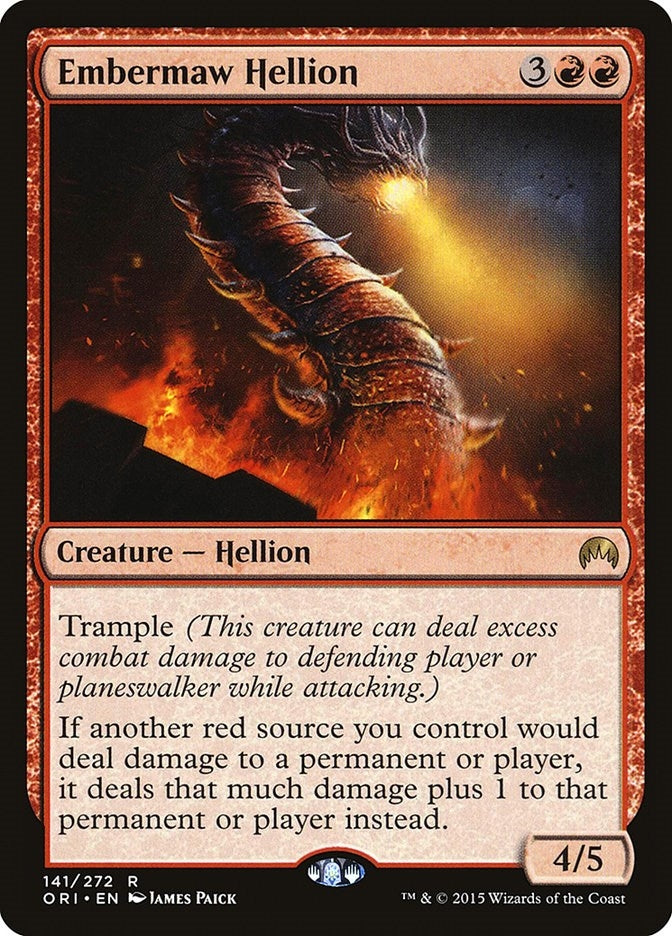 Image for Embermaw Hellion (141) [Magic Origins] - Magic: The Gathering