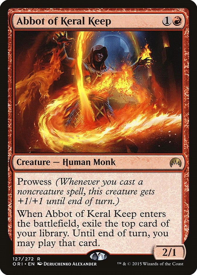 Image for Abbot of Keral Keep (127) [Magic Origins] - Magic: The Gathering