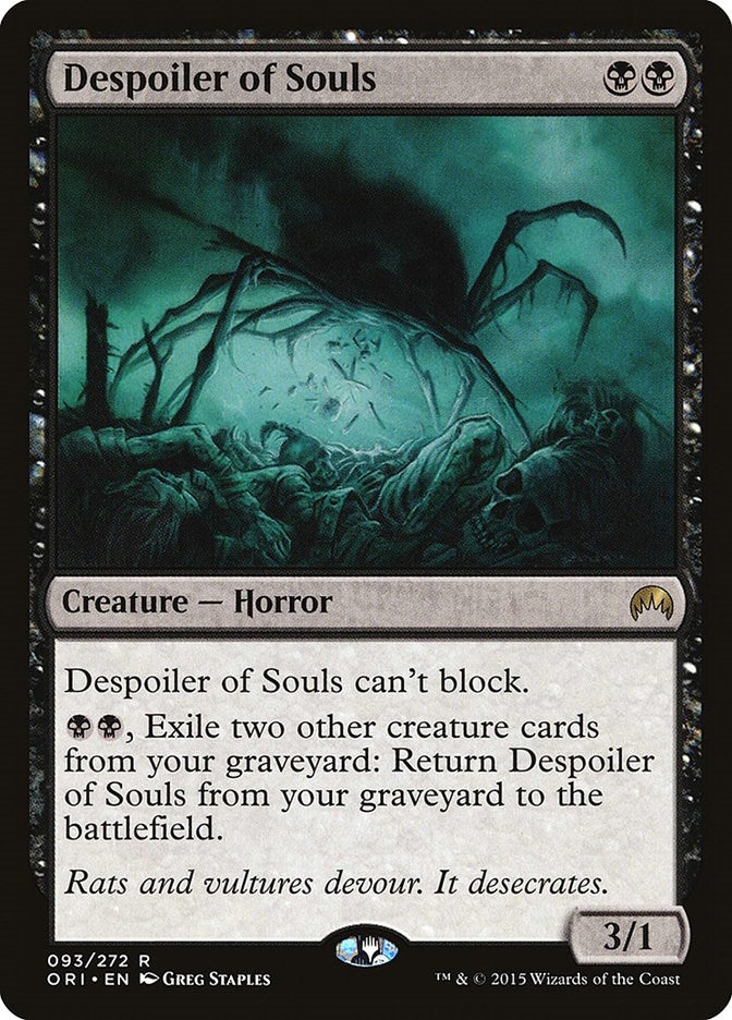 Image for Despoiler of Souls (93) [Magic Origins] - Magic: The Gathering