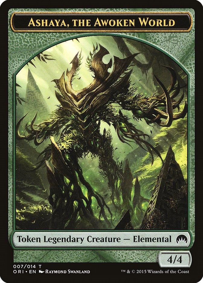 Image for Ashaya, the Awoken World Token (7) [Magic Origins] - Magic: The Gathering