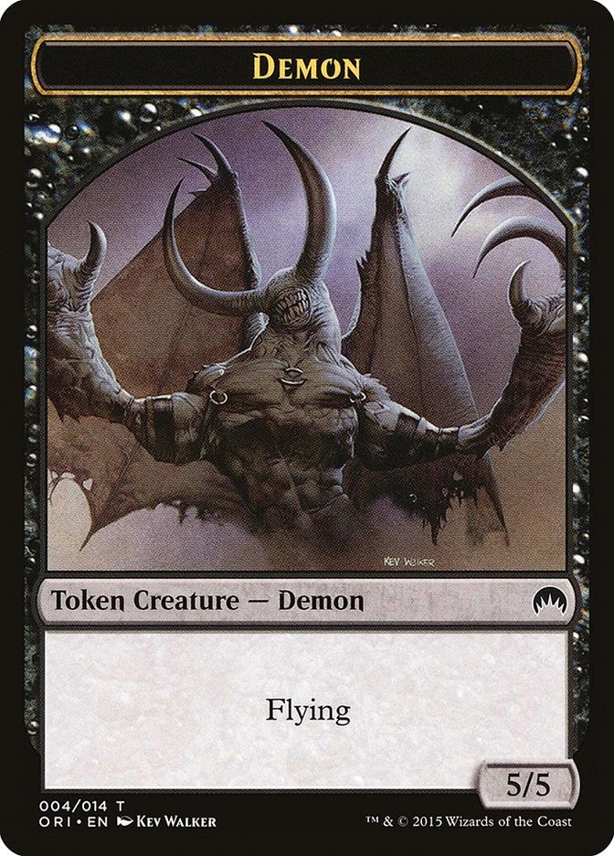 Image for Demon Token (4) [Magic Origins] - Magic: The Gathering