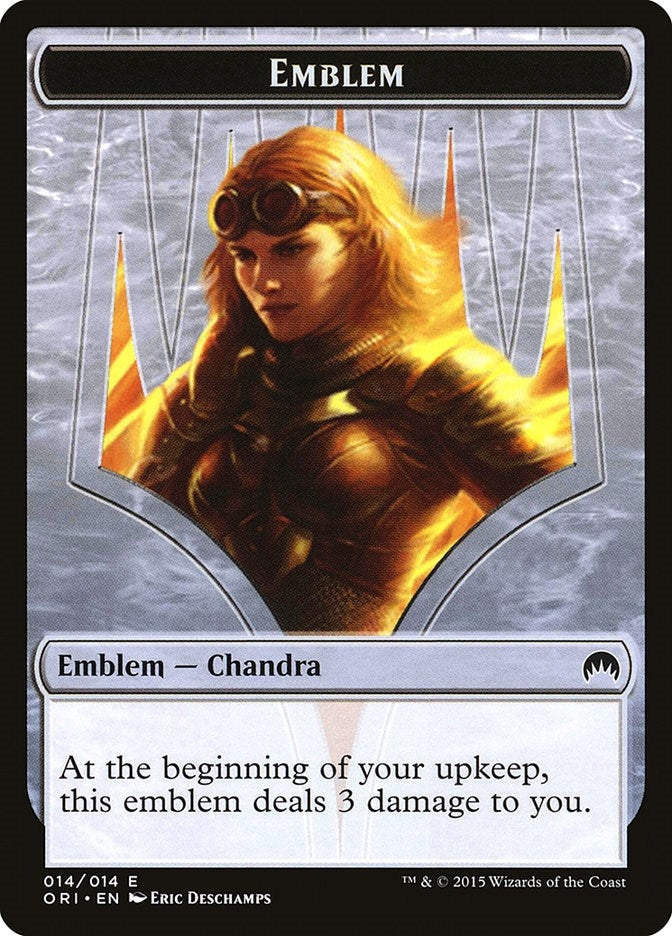 Image for Emblem - Chandra, Roaring Flame (14) [Magic Origins] - Magic: The Gathering