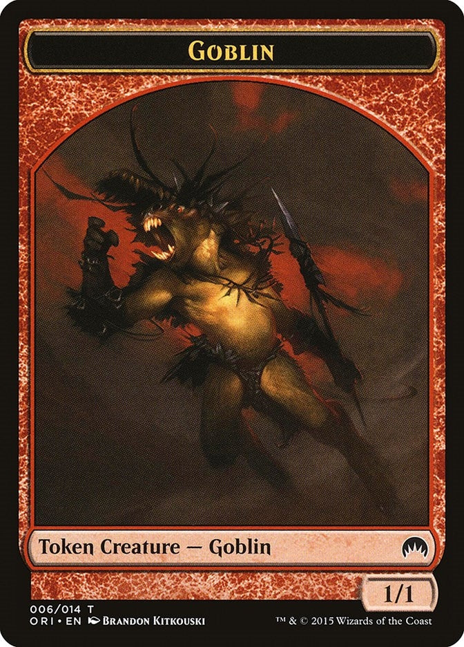 Image for Goblin Token (6) [Magic Origins] - Magic: The Gathering