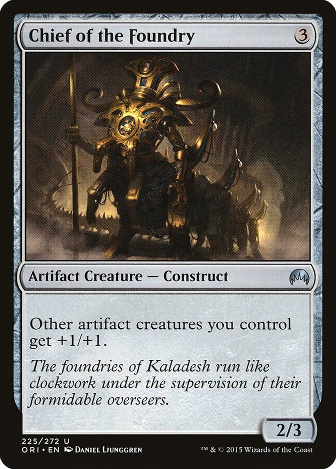 Image for Chief of the Foundry (225) [Magic Origins] - Magic: The Gathering