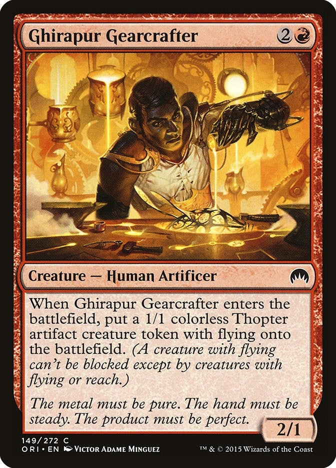 Image for Ghirapur Gearcrafter (149) [Magic Origins] - Magic: The Gathering