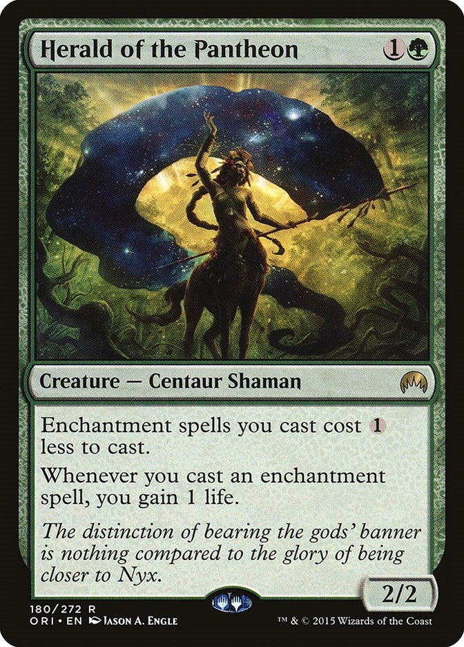 Image for Herald of the Pantheon (180) [Magic Origins] - Magic: The Gathering