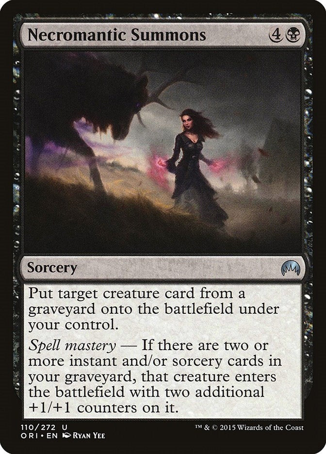 Image for Necromantic Summons (110) [Magic Origins] - Magic: The Gathering