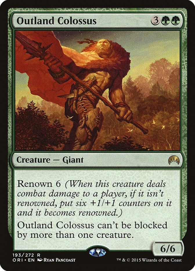 Image for Outland Colossus (193) [Magic Origins] - Magic: The Gathering