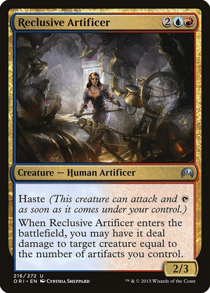 Image for Reclusive Artificer (216) [Magic Origins] - Magic: The Gathering
