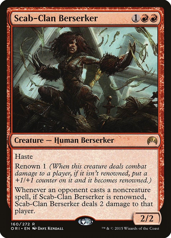 Image for Scab-Clan Berserker (160) [Magic Origins] - Magic: The Gathering