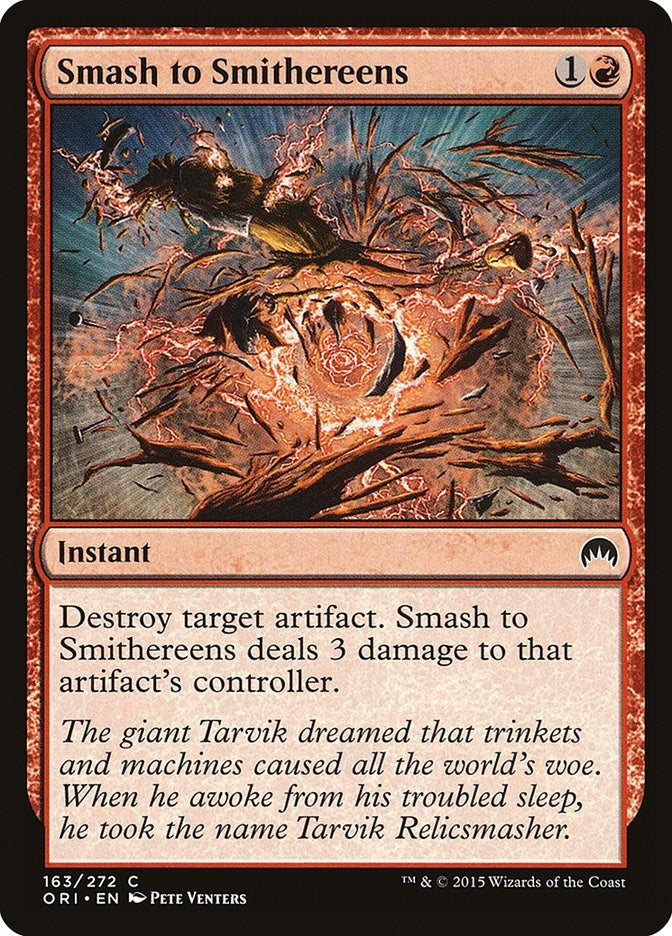 Image for Smash to Smithereens (163) [Magic Origins] - Magic: The Gathering