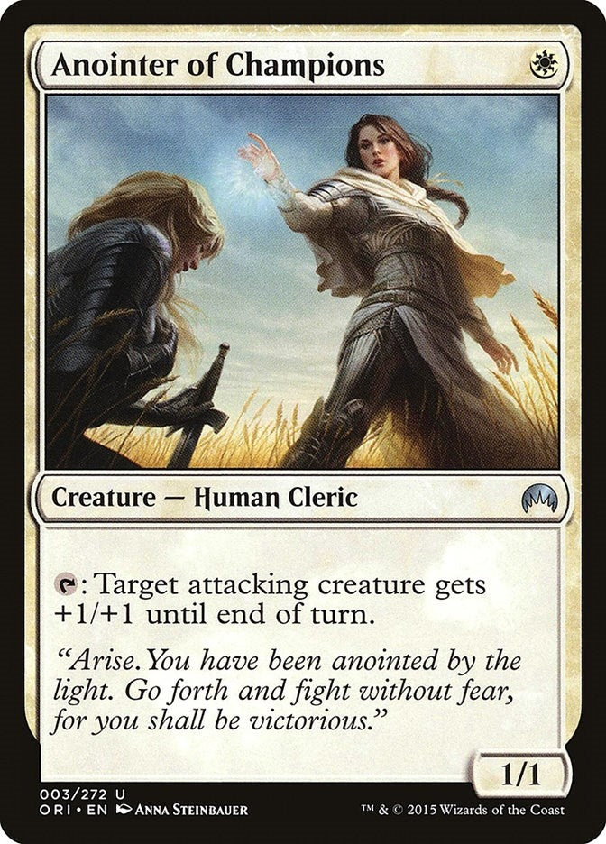 Image for Anointer of Champions (3) [Magic Origins] - Magic: The Gathering