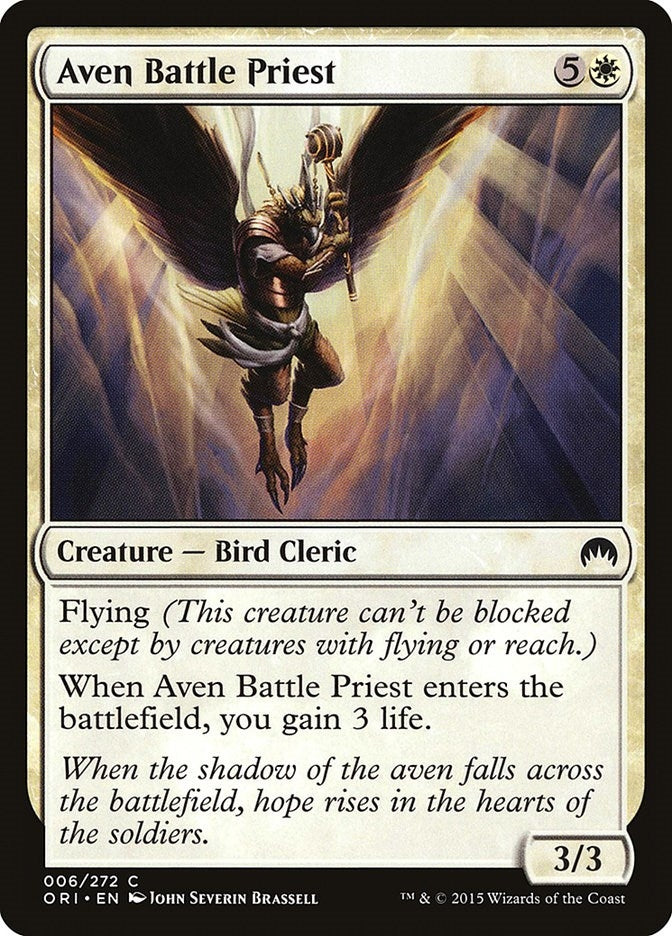 Image for Aven Battle Priest (6) [Magic Origins] - Magic: The Gathering
