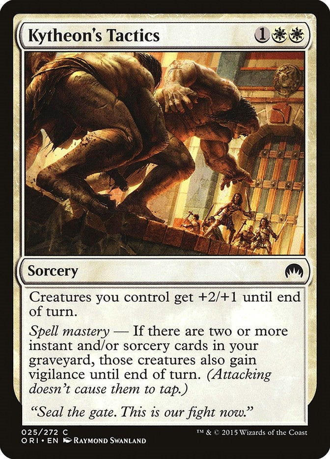 Image for Kytheon's Tactics (25) [Magic Origins] - Magic: The Gathering
