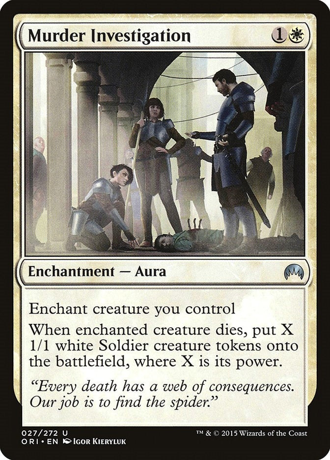 Image for Murder Investigation (27) [Magic Origins] - Magic: The Gathering