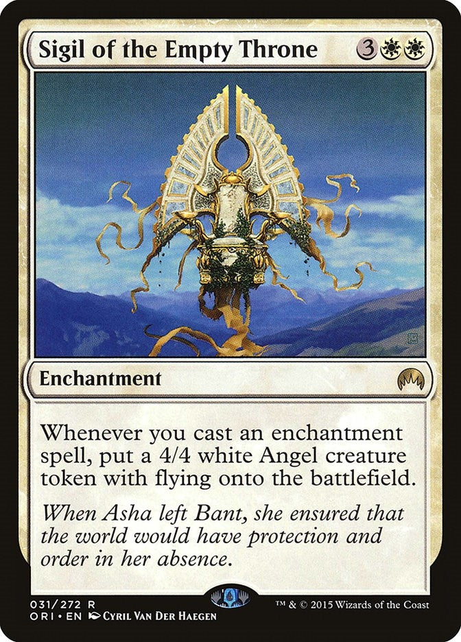 Image for Sigil of the Empty Throne (31) [Magic Origins] - Magic: The Gathering