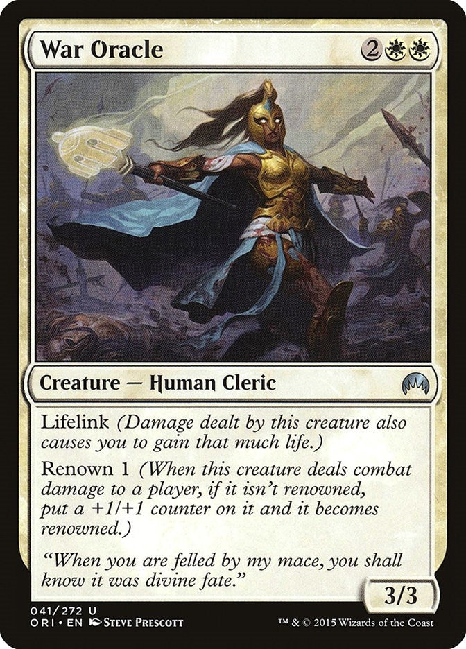 Image for War Oracle (41) [Magic Origins] - Magic: The Gathering