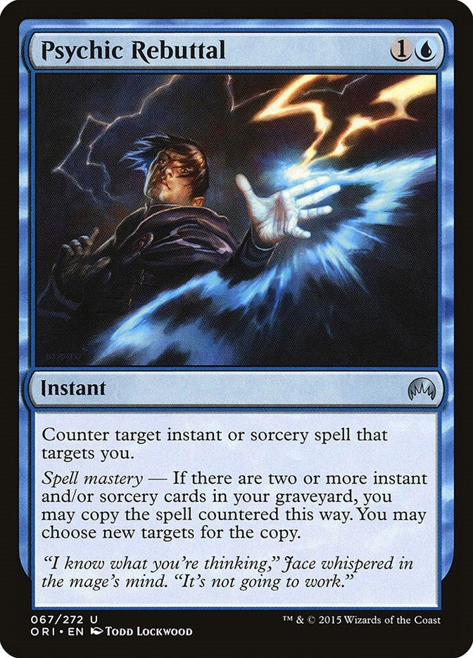 Image for Psychic Rebuttal (67) [Magic Origins] - Magic: The Gathering