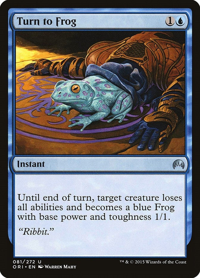 Image for Turn to Frog (81) [Magic Origins] - Magic: The Gathering