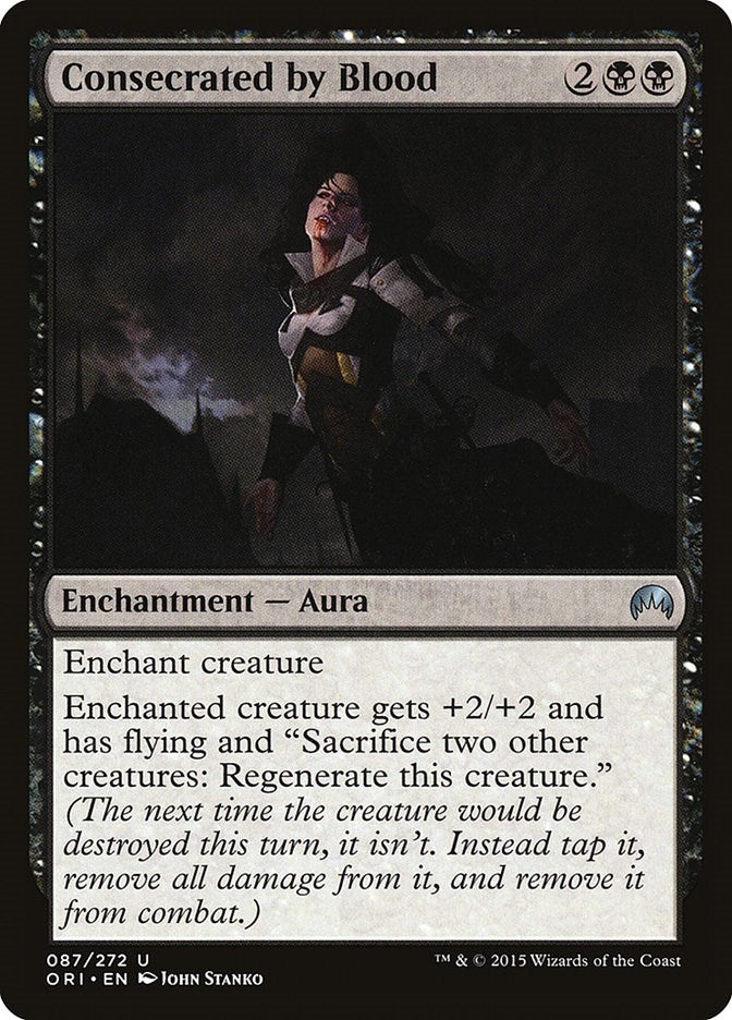 Image for Consecrated by Blood (87) [Magic Origins] - Magic: The Gathering