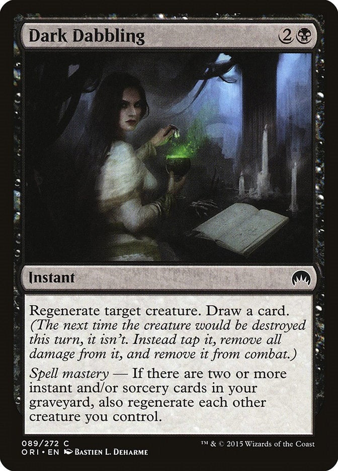 Image for Dark Dabbling (89) [Magic Origins] - Magic: The Gathering