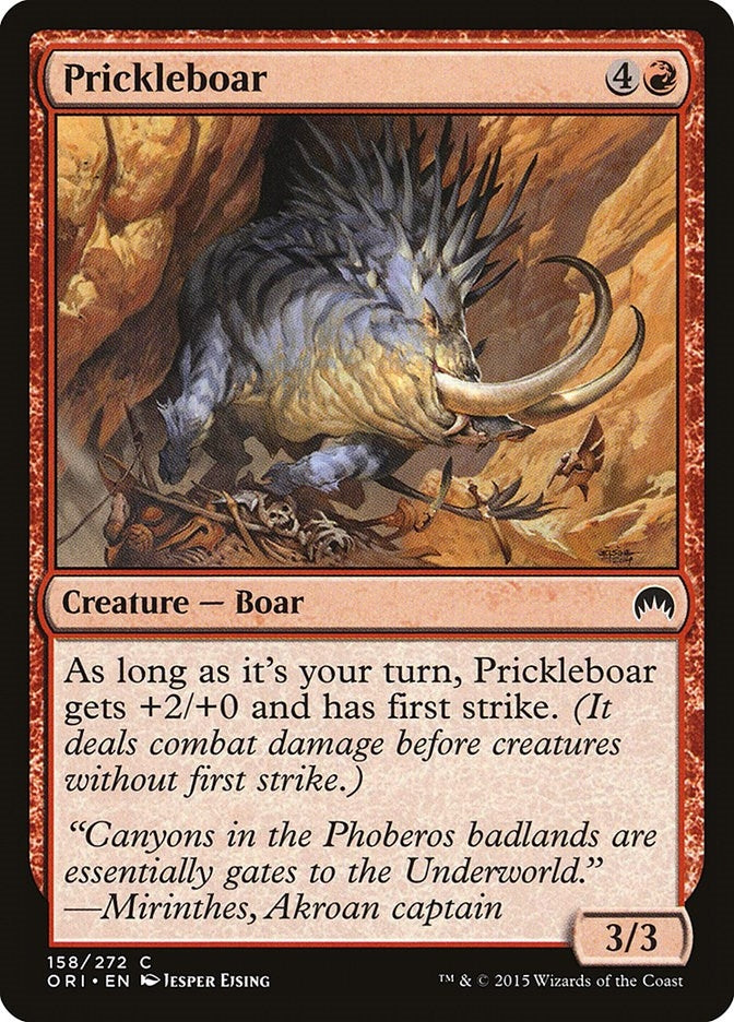 Image for Prickleboar (158) [Magic Origins] - Magic: The Gathering