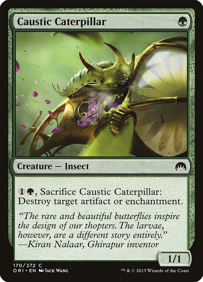 Image for Caustic Caterpillar (170) [Magic Origins] - Magic: The Gathering