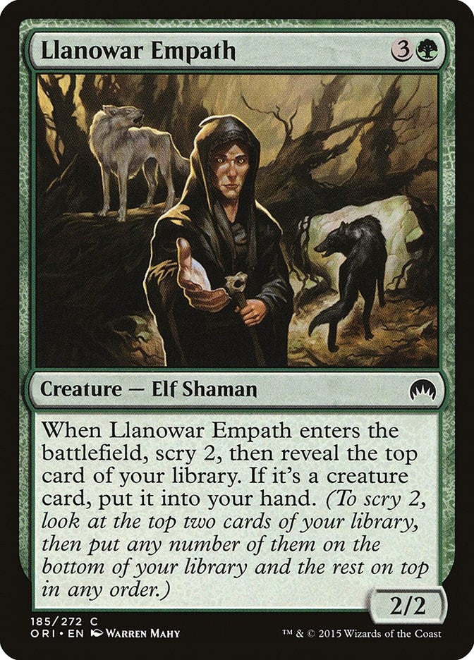 Image for Llanowar Empath (185) [Magic Origins] - Magic: The Gathering