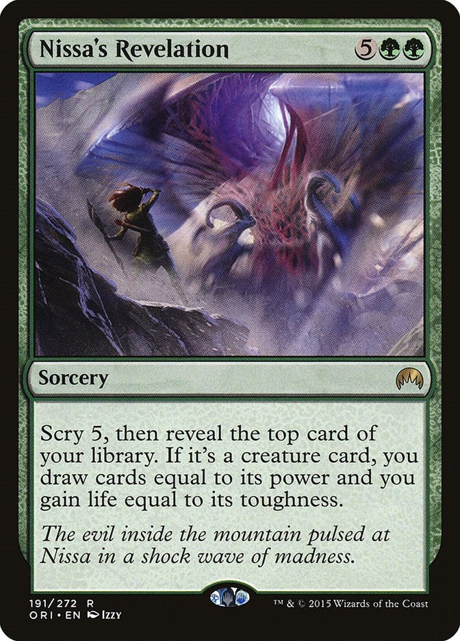 Image for Nissa's Revelation (191) [Magic Origins] - Magic: The Gathering