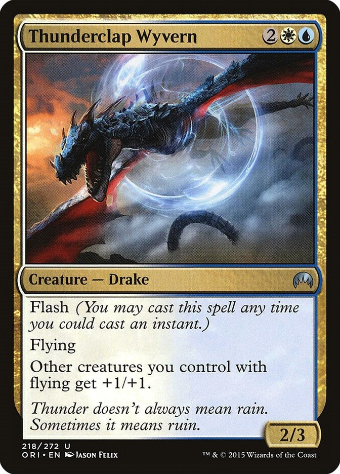 Image for Thunderclap Wyvern (218) [Magic Origins] - Magic: The Gathering
